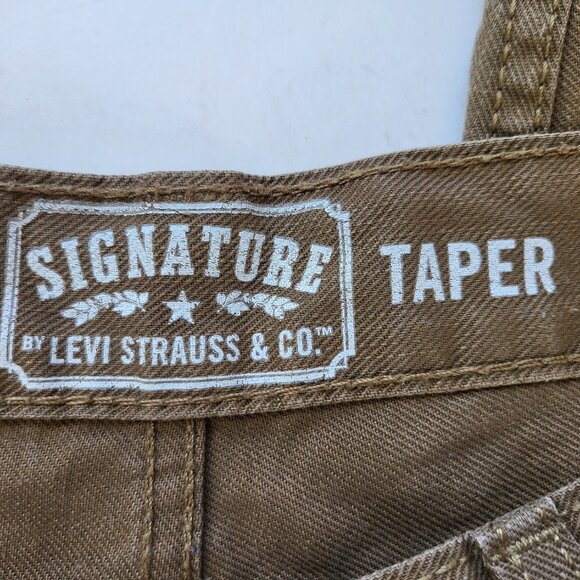 Signature Levi Strauss & Co Men's 32 x 32 Khaki Jeans - Picture 5 of 6